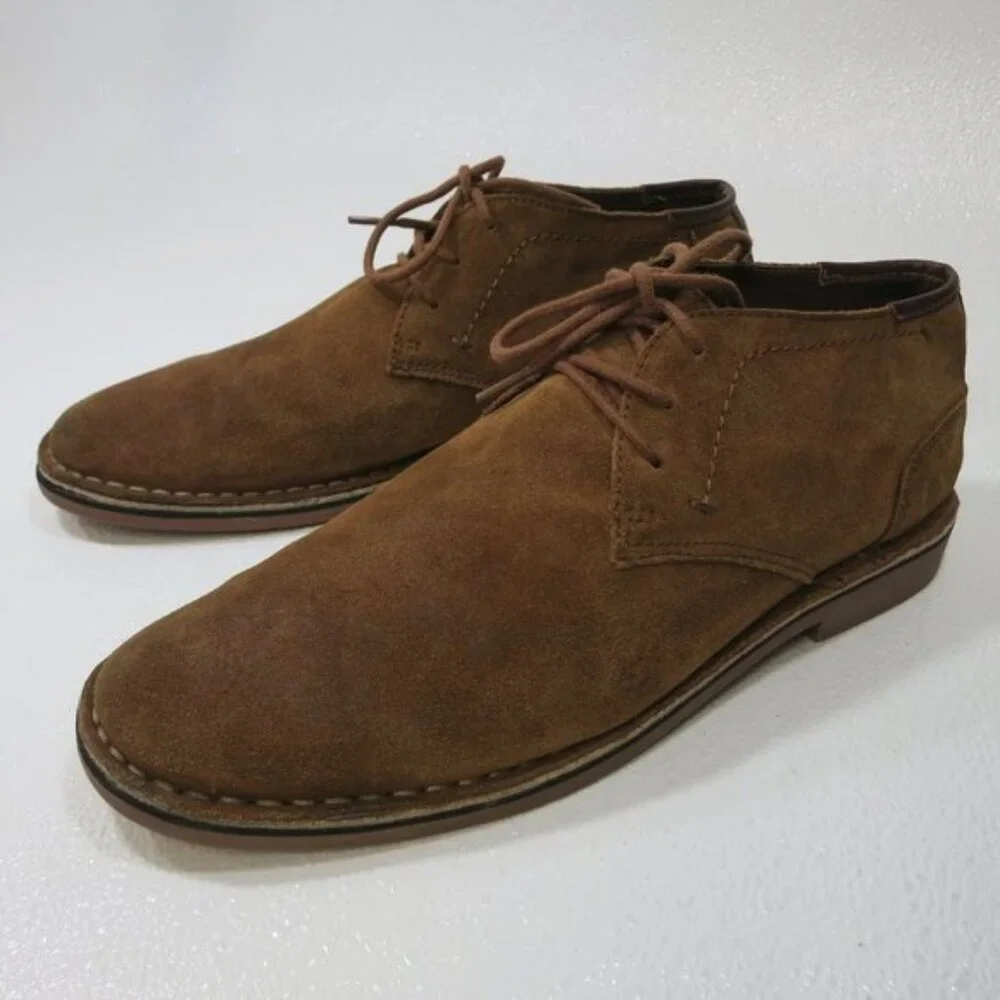 Kenneth Cole Reaction Desert Sun Suede Leather Chukka Boot Men's Footwear 10.5 M